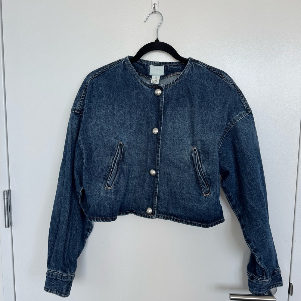H&M Cropped Denim Jacket